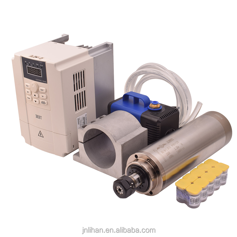 GDZ 2.2KW 220V Su Soğutmalı CN - 2.2Kw Water Cooled Spindle Kit Vfd incelemesi ve fiyatı